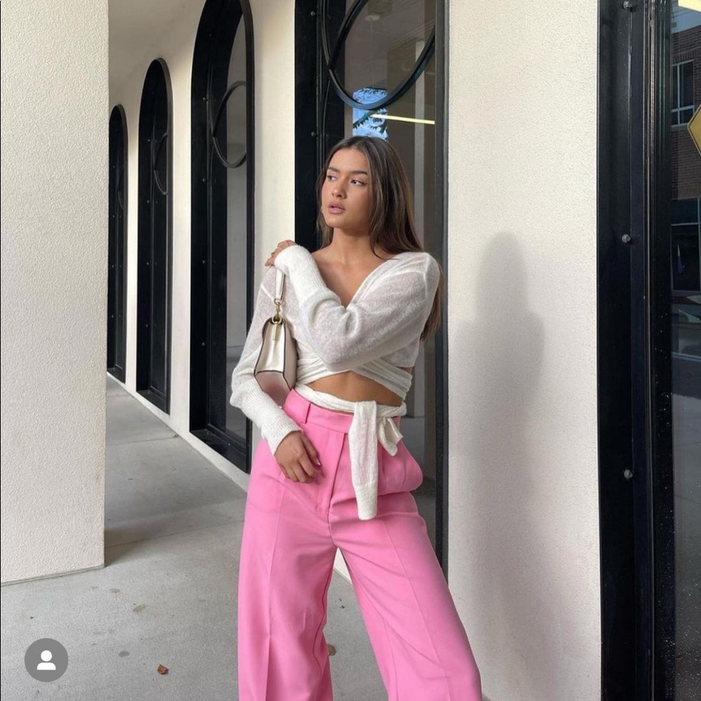 Last 🔥Zara wide leg menswear pants - Picture 2 of 16